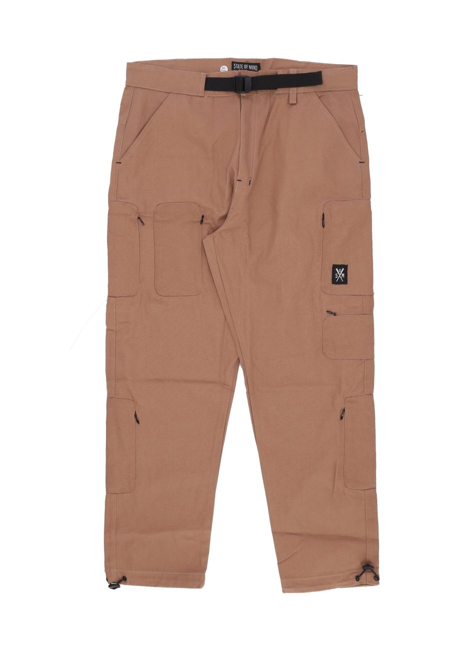 Hidden Cargo Pants Brown Men's Long Pants