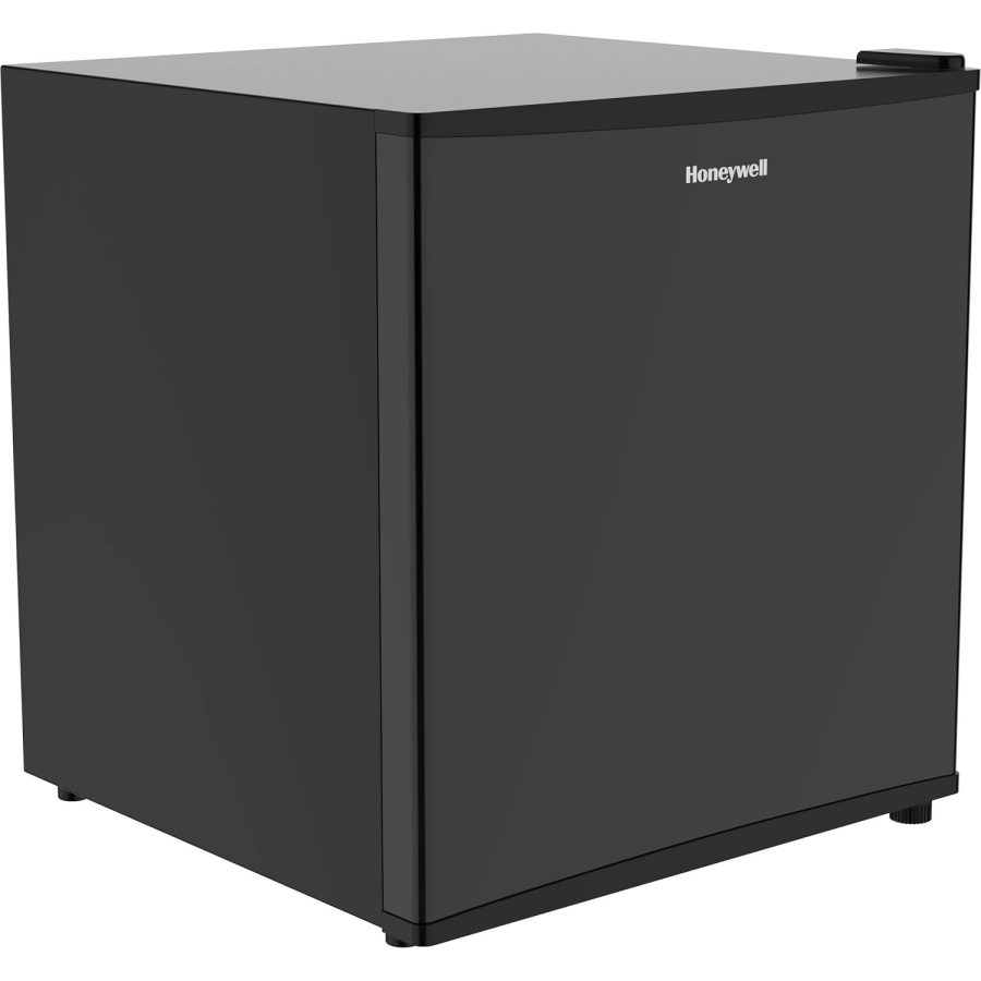 Honeywell Compact Refrigerator 1.6 Cu Ft Mini Fridge with Freezer, Single Door,