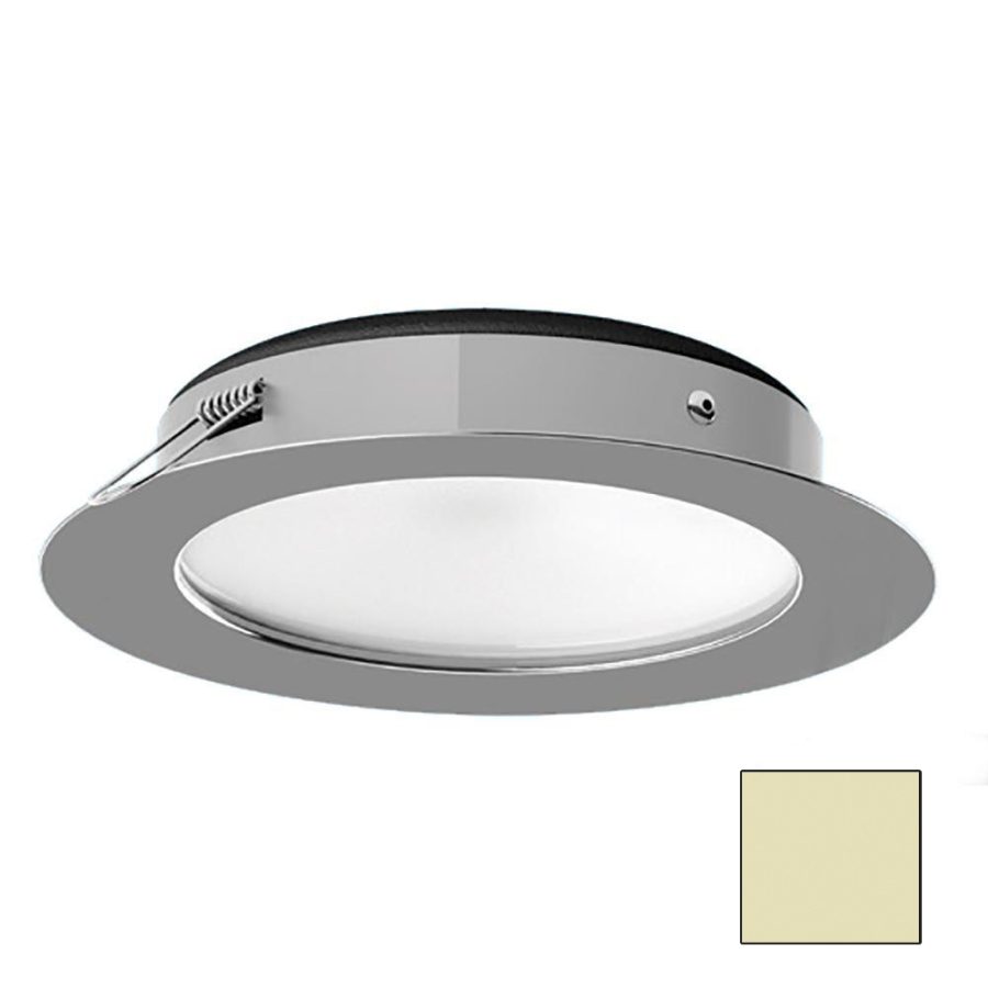 I2SYSTEMS A526-11CBBR APEIRON PRO XL A526 - 6W SPRING MOUNT LIGHT - WARM WHITE - POLISHED CHROME FINISH