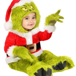 Infant Grinch Santa Claus Costume