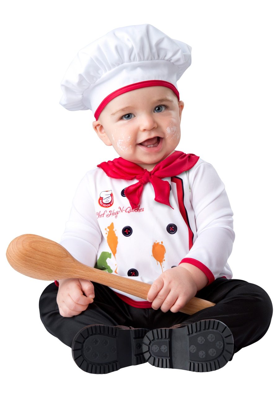 Infant Hugs and Quiches Chef Costume