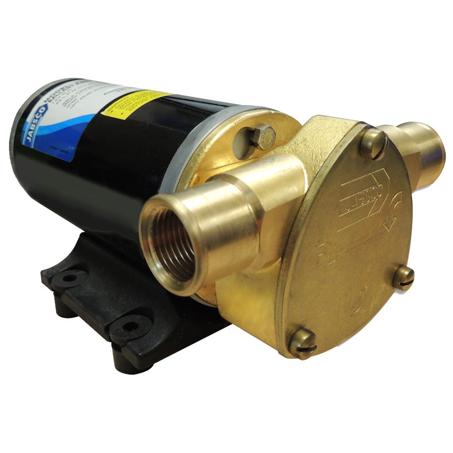 JABSCO 22610-9427 BALLAST KING BRONZE DC PUMP WITH DEUTSCH CONNECTOR - NO REVERSING SWITCH - 15 GPM