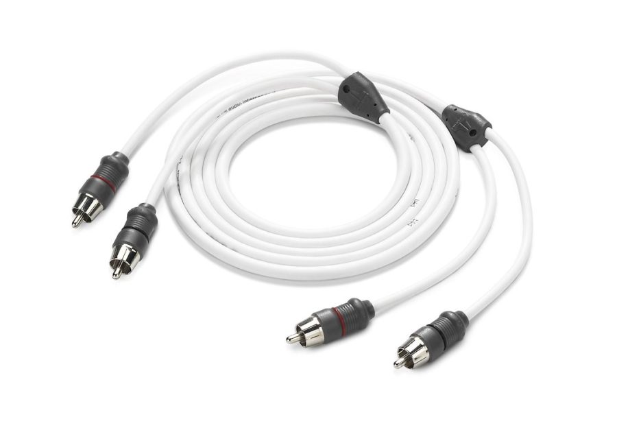 JL AUDIO 010-13413-00 XMD-WHTAIC2-6, 2-Channel; 6 Foot Length; White Cable With Black Connector