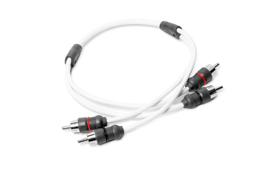 JL AUDIO 010-13554-00 XMD-WHTAIC2-1.5, 2-Channel; 1-1/2 Foot Length; White Cable With Black Connector