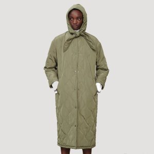 Jakke Women's Bonny Longline Coat - Army Green - XS