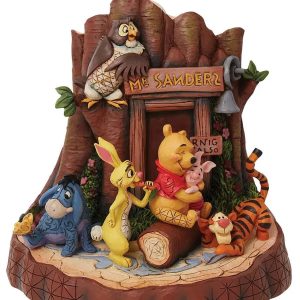 Jim Shore Winnie the Pooh Carved by Heart Diorama