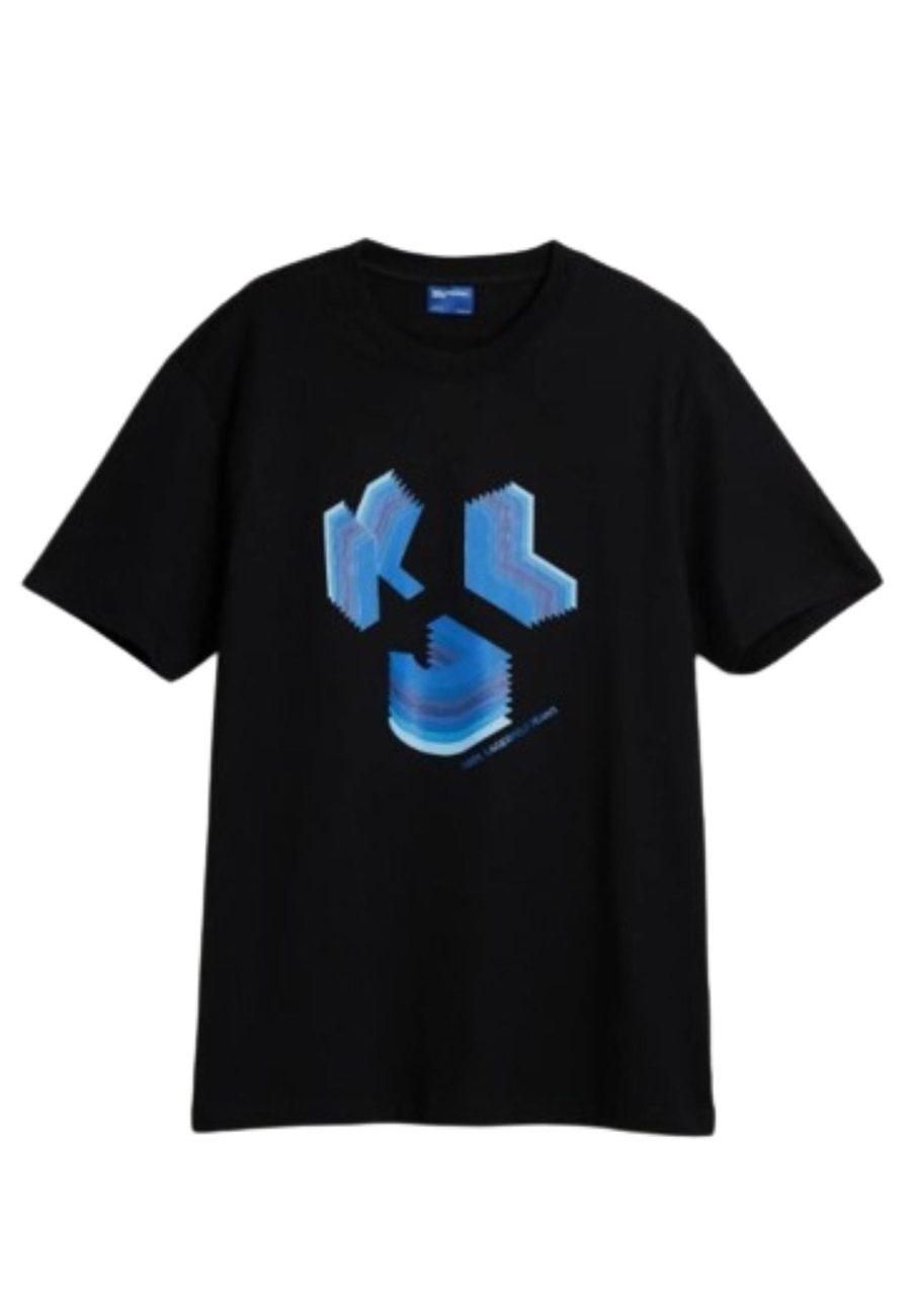 KARL LAGERFELD T-SHIRT KLJ REGULAR SSLV 3D MONOGRAM REGULAR