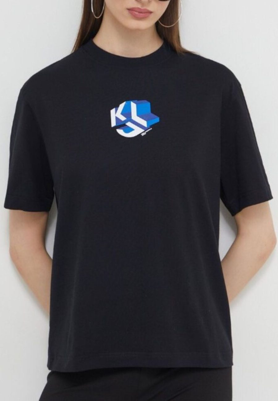 KARL LAGERFELD T-SHIRT KLJ REGULAR SSLV LOGO TEE