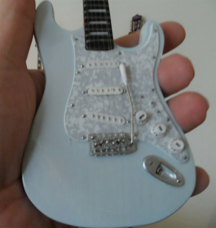 KENNY WAYNE SHEPHERD-Transparent Faded Strat 1:4 Scale Replica Guitar~Axe Heaven