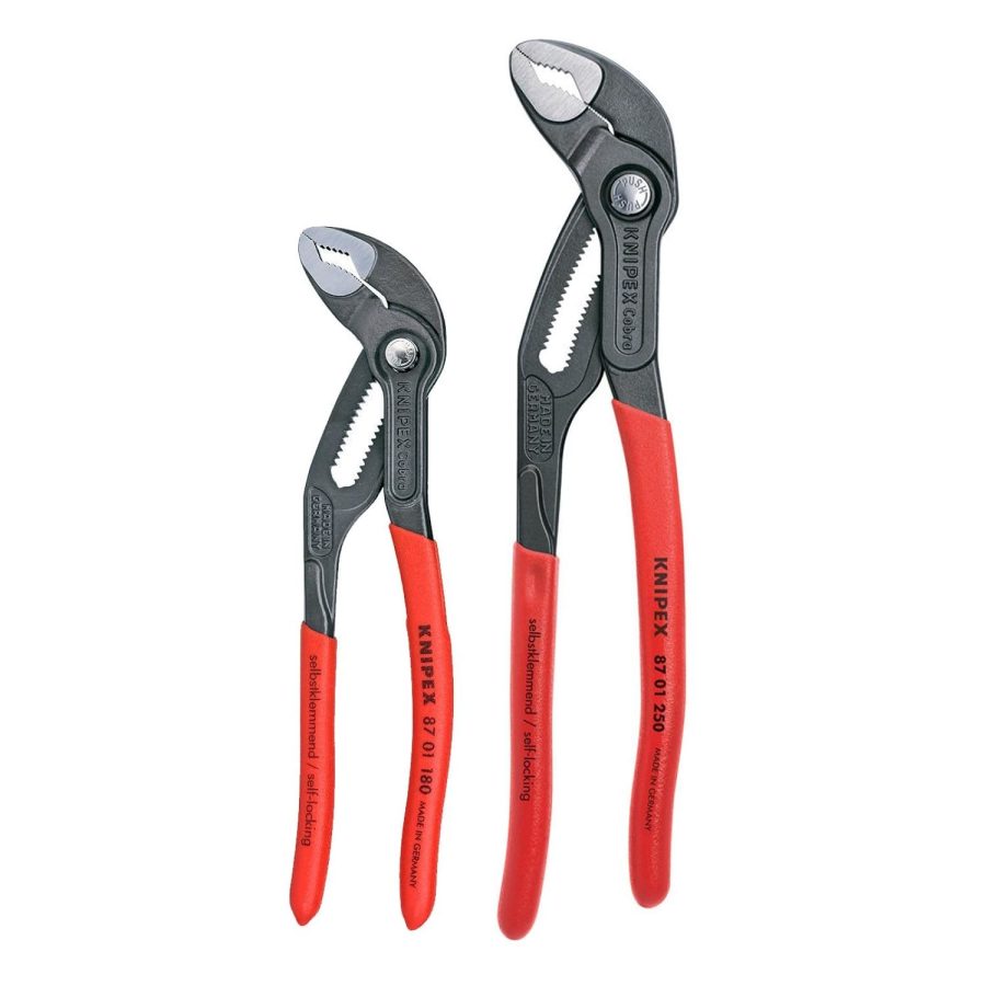 KNIPEX Tools - 2 Piece Cobra Pliers Set (87 01 180 & 87 01 250) (003120V01US)