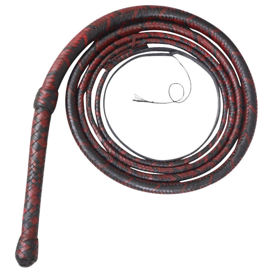 Kangaroo Hide BULLWHIP 04 to 16 Feet Long 16 Plaits Indian Jones BULLWHIP