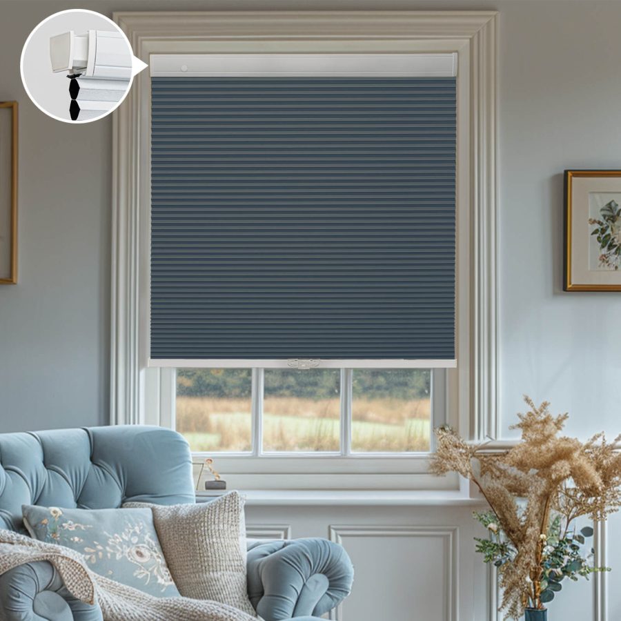 Keego Upgraded No Drill Honeycomb Cellular Blinds