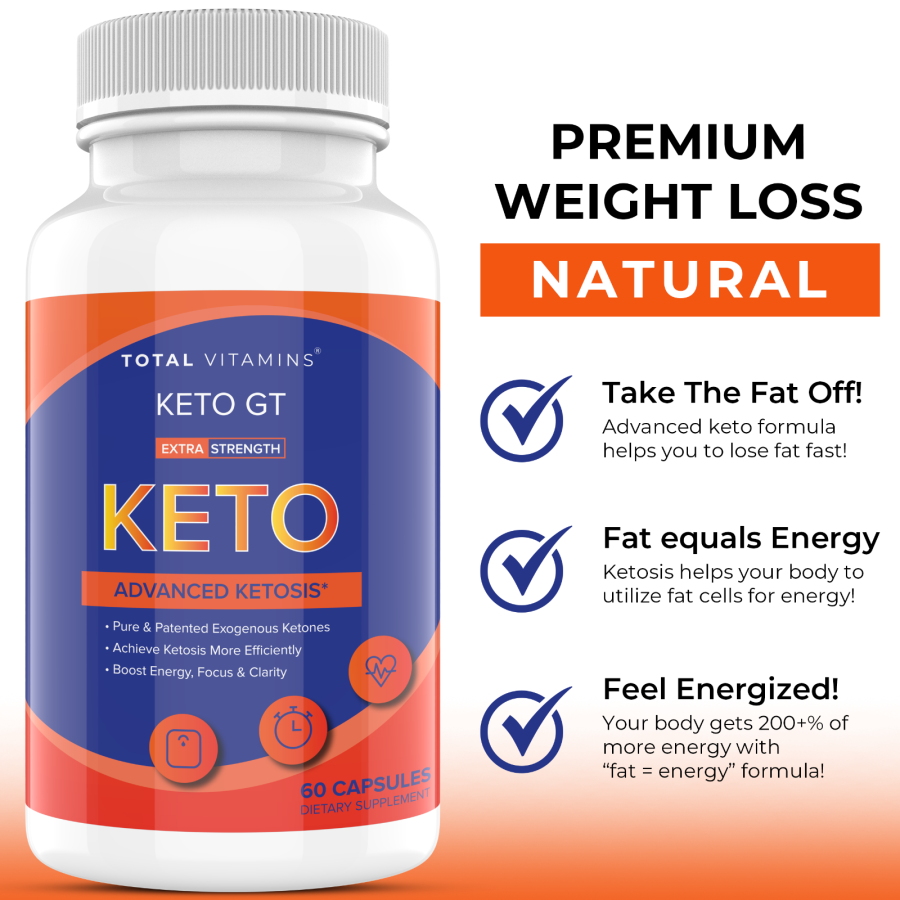 Keto GT 800mg Ultra Fast Diet Pills 360 BHB Fat Burner Advanced Weight Loss