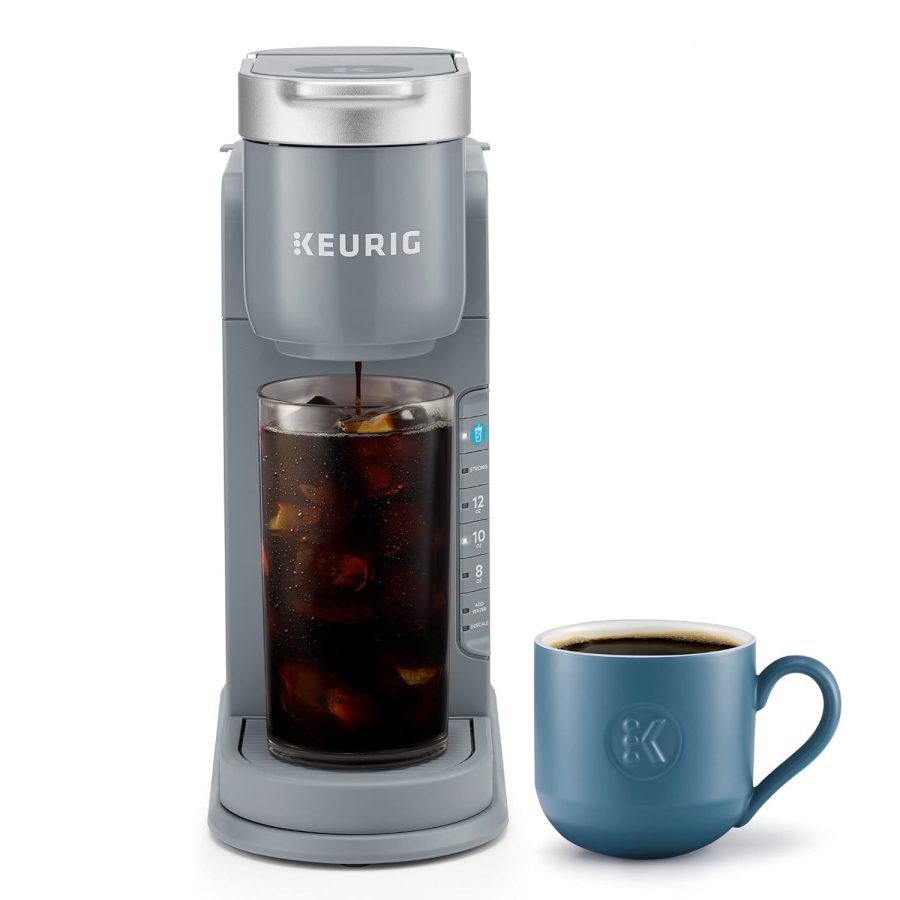 Keurig K-Iced Coffee Maker, Single Serve K-Cup Pod Iced Coffee Maker, With Hot a