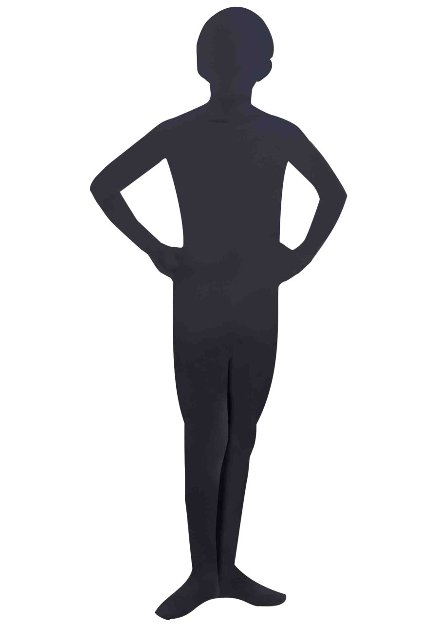 Kid's Black Skin Suit Costume