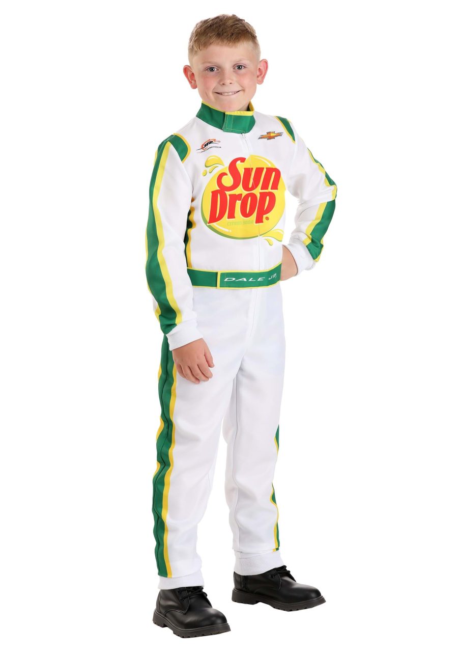 Kid's Dale Earnhardt Jr Sundrop Uniform NASCAR Costume