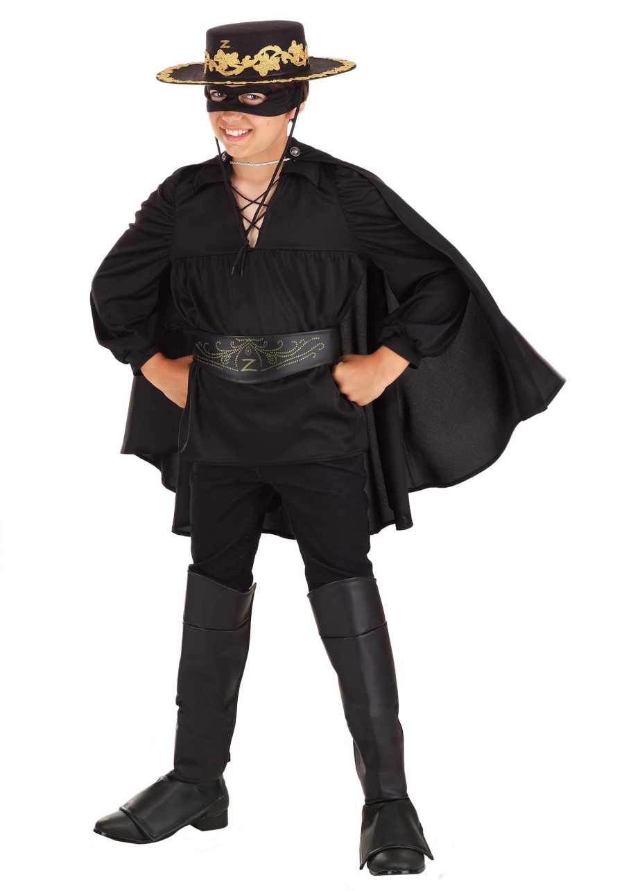 Kid's Deluxe Zorro Costume