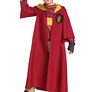 Kids Harry Potter Deluxe Gryffindor Quidditch Robe Costume