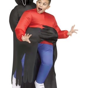 Kid's Inflatable Ghost Face Piggyback Costume