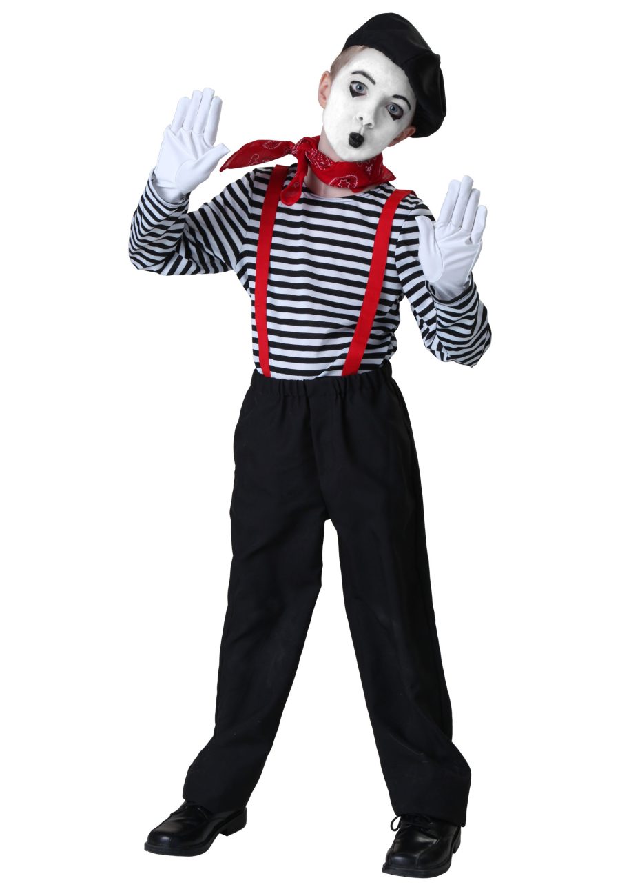 Kid's Mime Costume