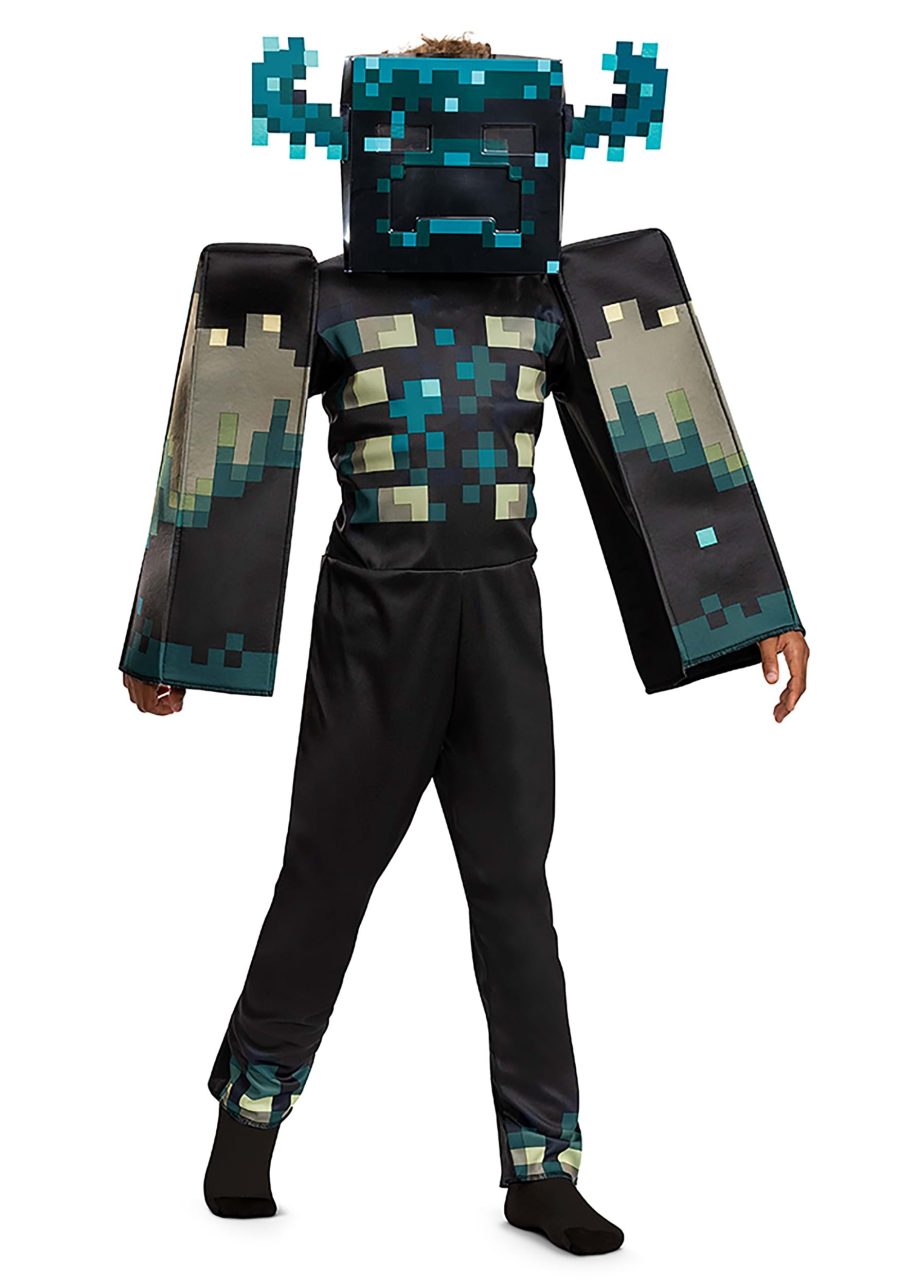 Kid's Minecraft Deluxe Warden Costume