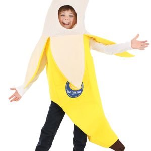 Kid's Peeled Banana Costume