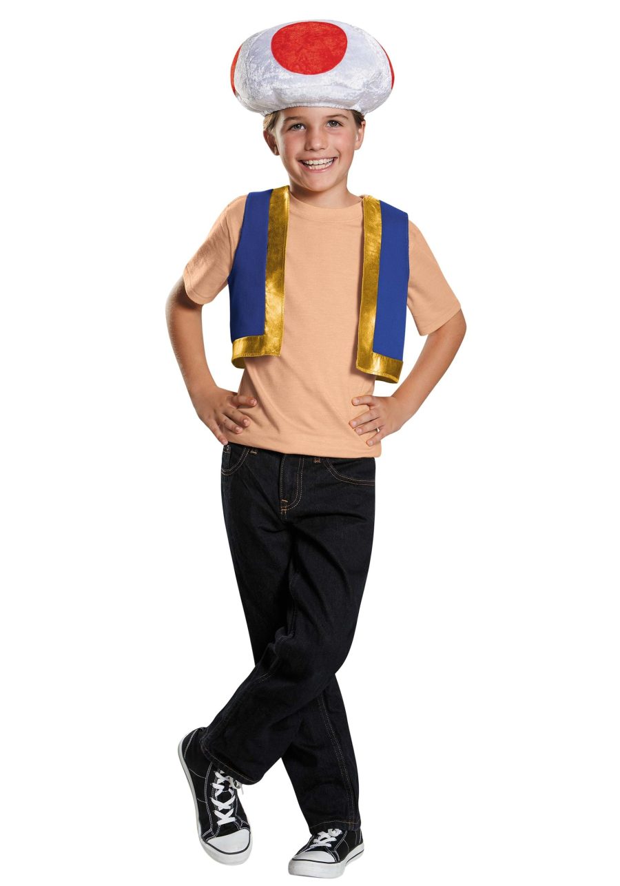 Kid's Super Mario Bros. Toad Costume Kit