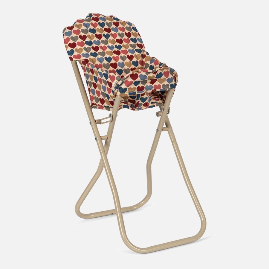 Konges Sløjd Doll High Chair - Coeur Bisous