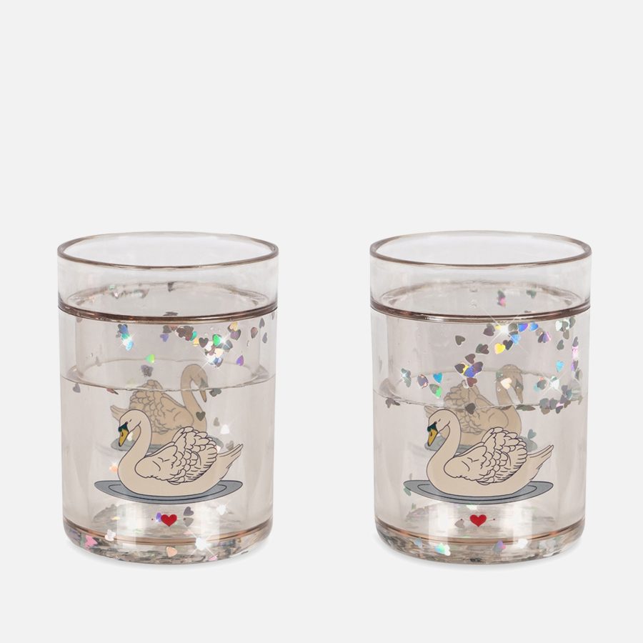 Konges Sløjd Eglitter Cups - 2 Pack - Swan