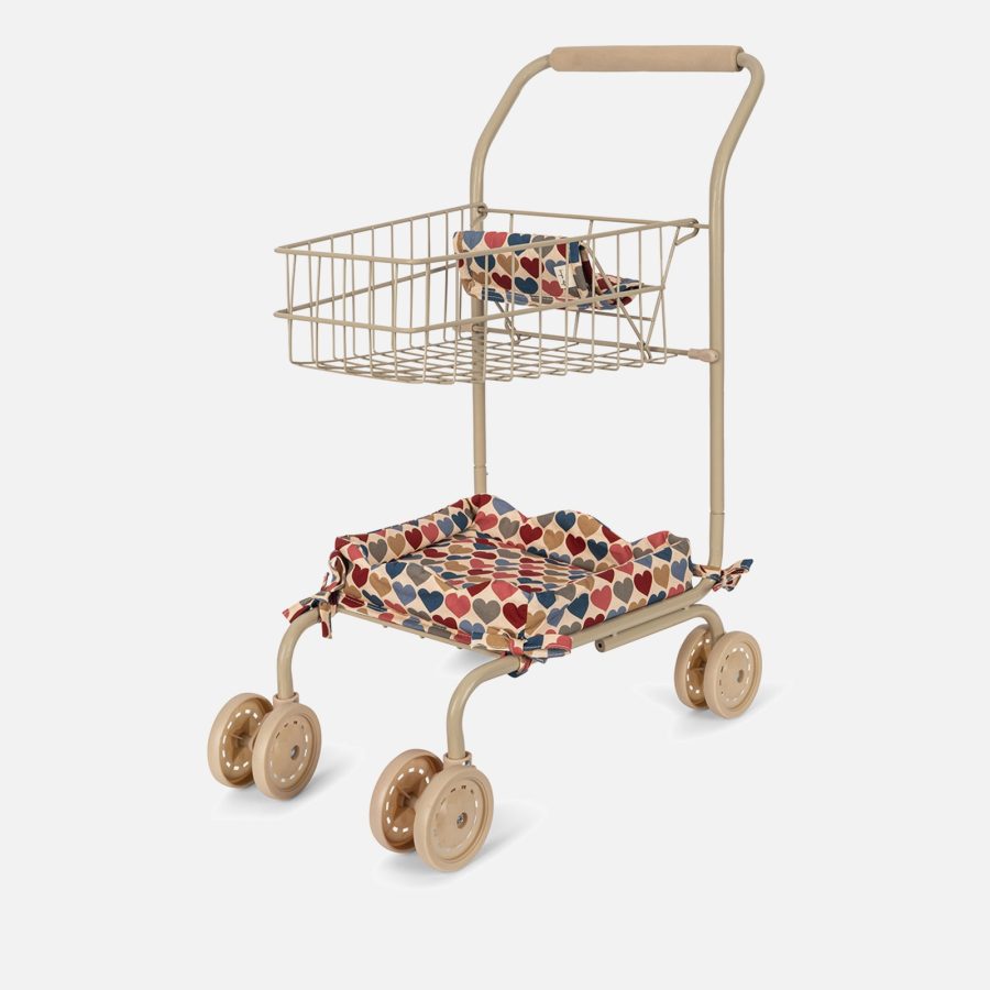 Konges Sløjd Kids Shopping Cart - Coeur Bisous