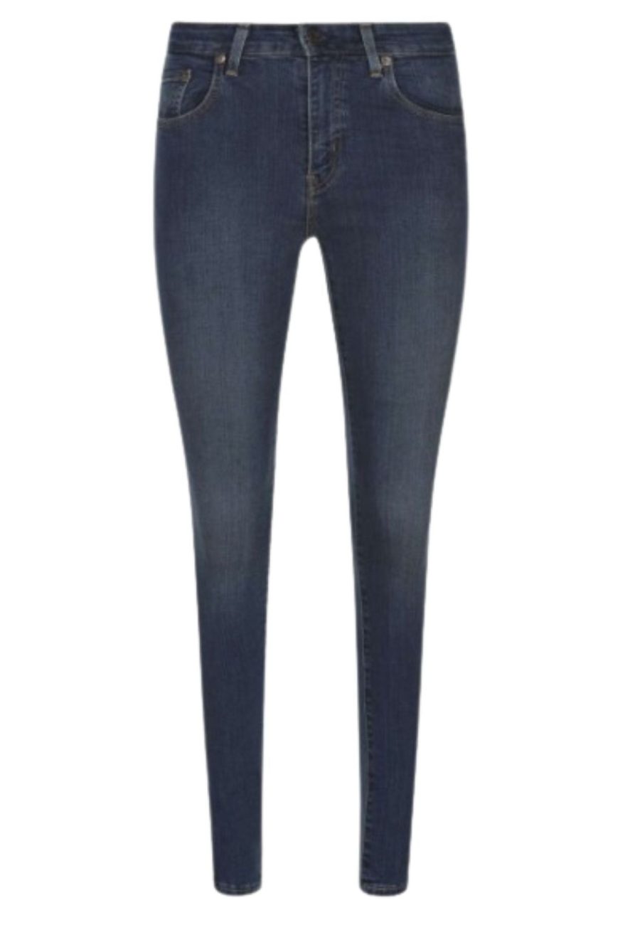 LEVI'S jeans 721 HIGH RISE SKINNY BLUE