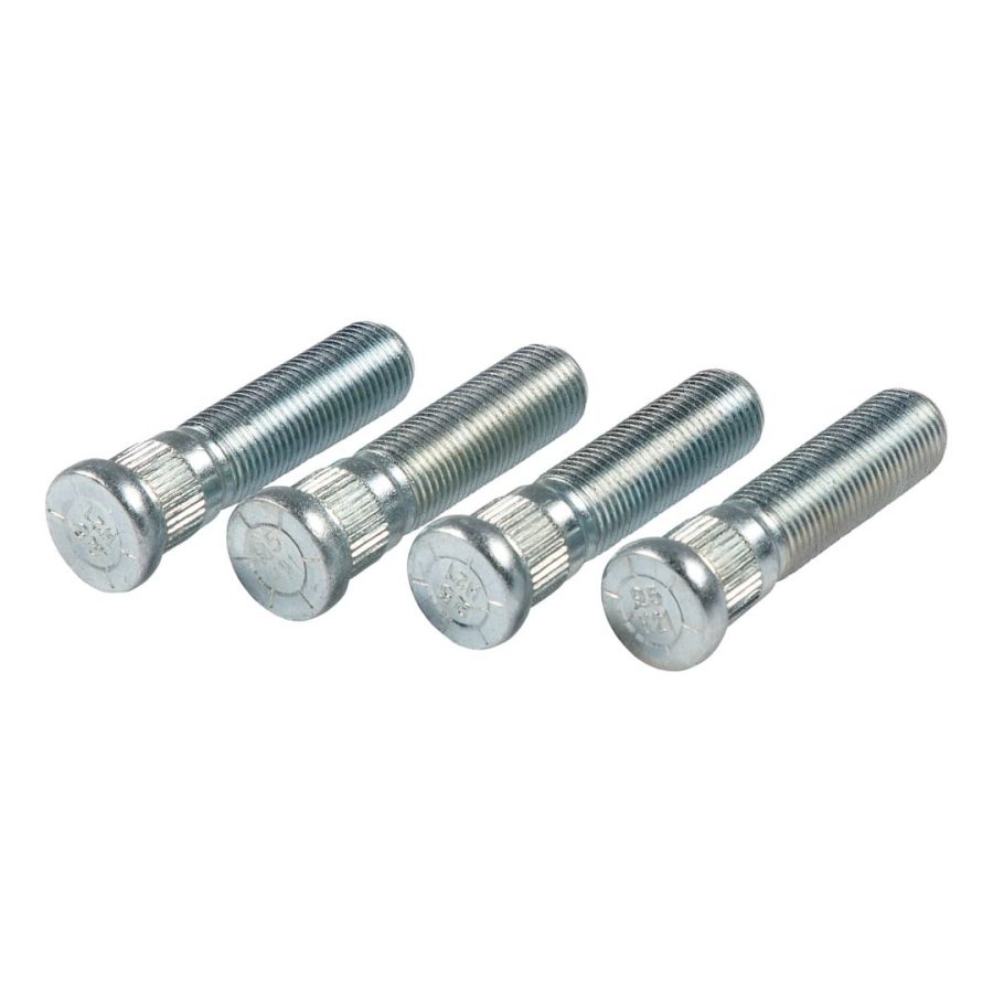 LIPPERT 2023134014 WHEEL STUD 9/16- 18 X 2.31, Press-in; 9/16-18 UNF x 2.31 Inch; 0.617 Inch Spline Diameter; Pack Of 4; With Clamshell Packaging