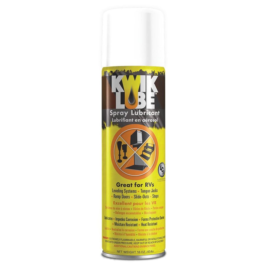 LIPPERT 379177 12/CS KWIKLUBE, Use To Provide Protective Barrier For Slide-Outs/ Steps/ Jacks; 11 Ounce Aerosol Spray Can; Case of 12