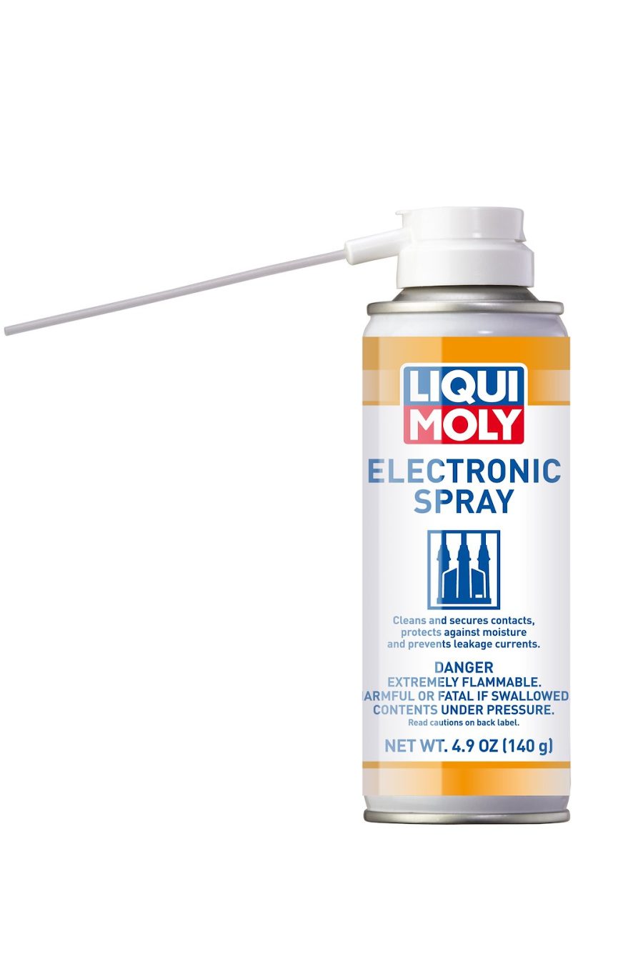 LIQUI MOLY 20298 ELECTRONIC SPRAY, Use to Lubricate Vehicle Electronic And General Electrical Systems; 140 Gram Aerosol Can; Single