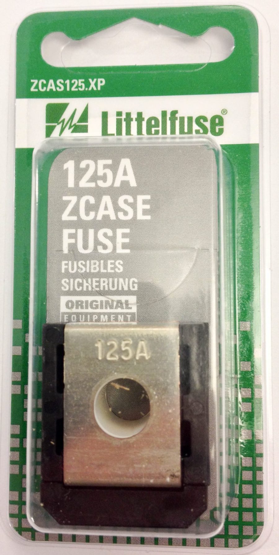 LITTELFUSE ZCAS125.XP ZCASE MEGA 32V 125A, Bolt Down; 125 Amp; Single