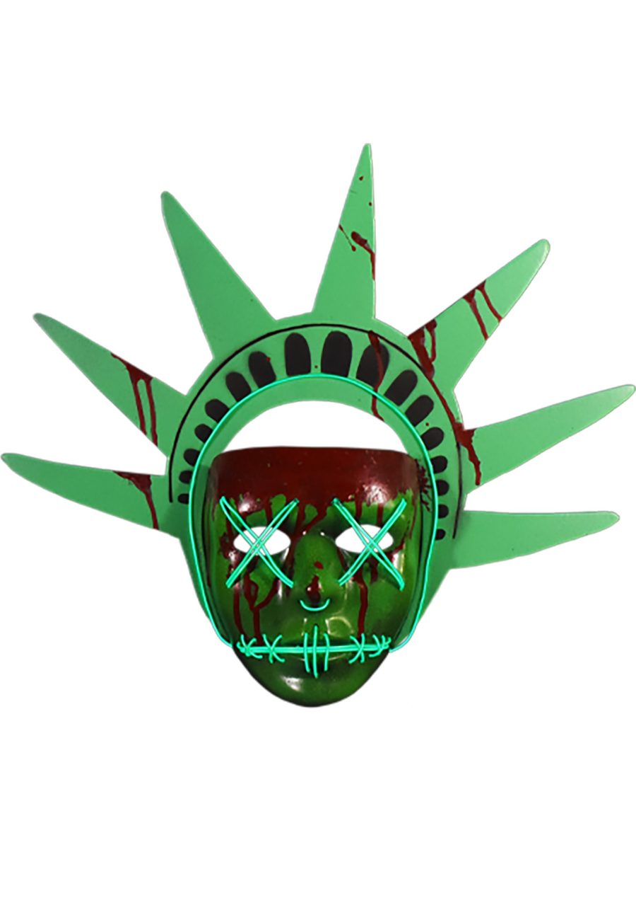 Lady Liberty Light Up Mask The Purge