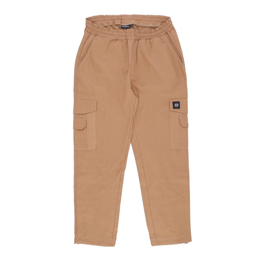 Lanced Classic Baggy Cargo Men's Long Trousers Beige