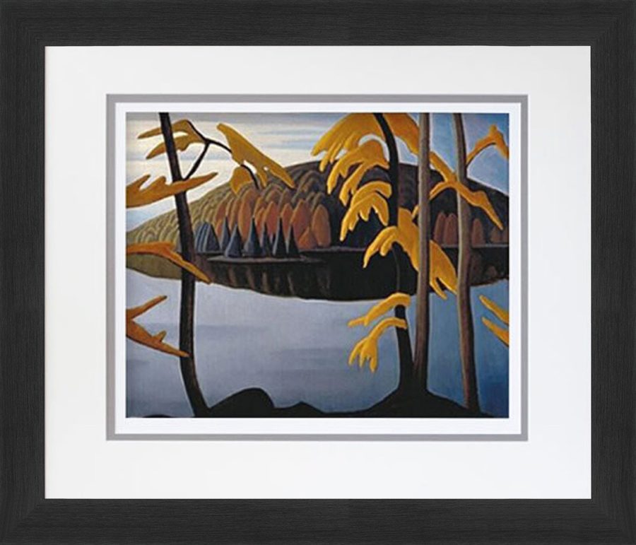 Lawren Harris "Northern Lake 1923" Group Of Seven Art Print - Framed Ltd Ed