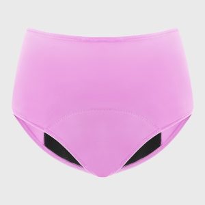 LeakLock High-Rise Period Brief Underwear - S / Pink