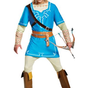 Legend of Zelda Link Breath of the Wild Men's Deluxe Costume