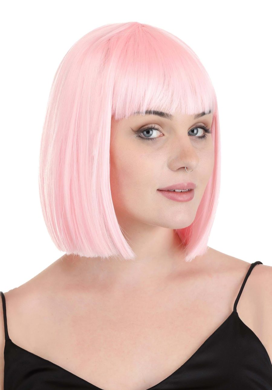 Light Pink Bob Wig