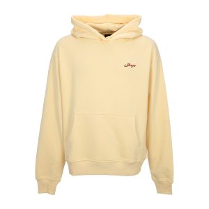 Lightweight Hooded Sweatshirt for Men Persian Rug Hoodie Yellow