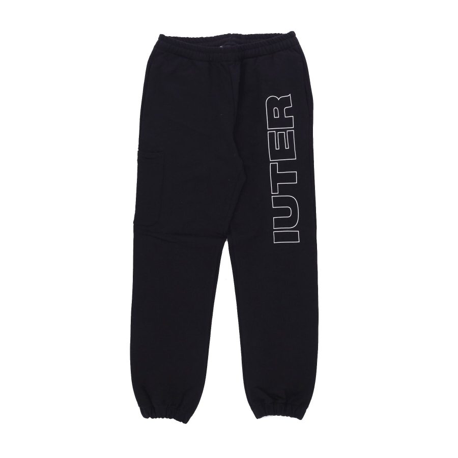 Lightweight Tracksuit Pants for Men Family Sweatpant Black