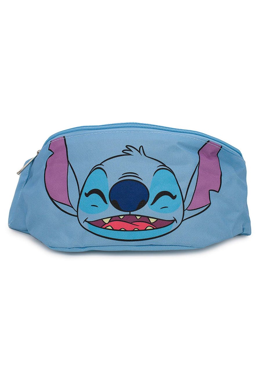 Lilo & Stitch Ears Up Smiling Pose Blue Fanny Pack