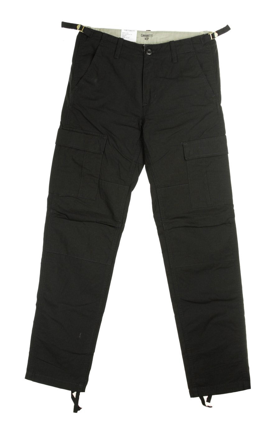 Long Men's Aviation Pant Black Rinsed