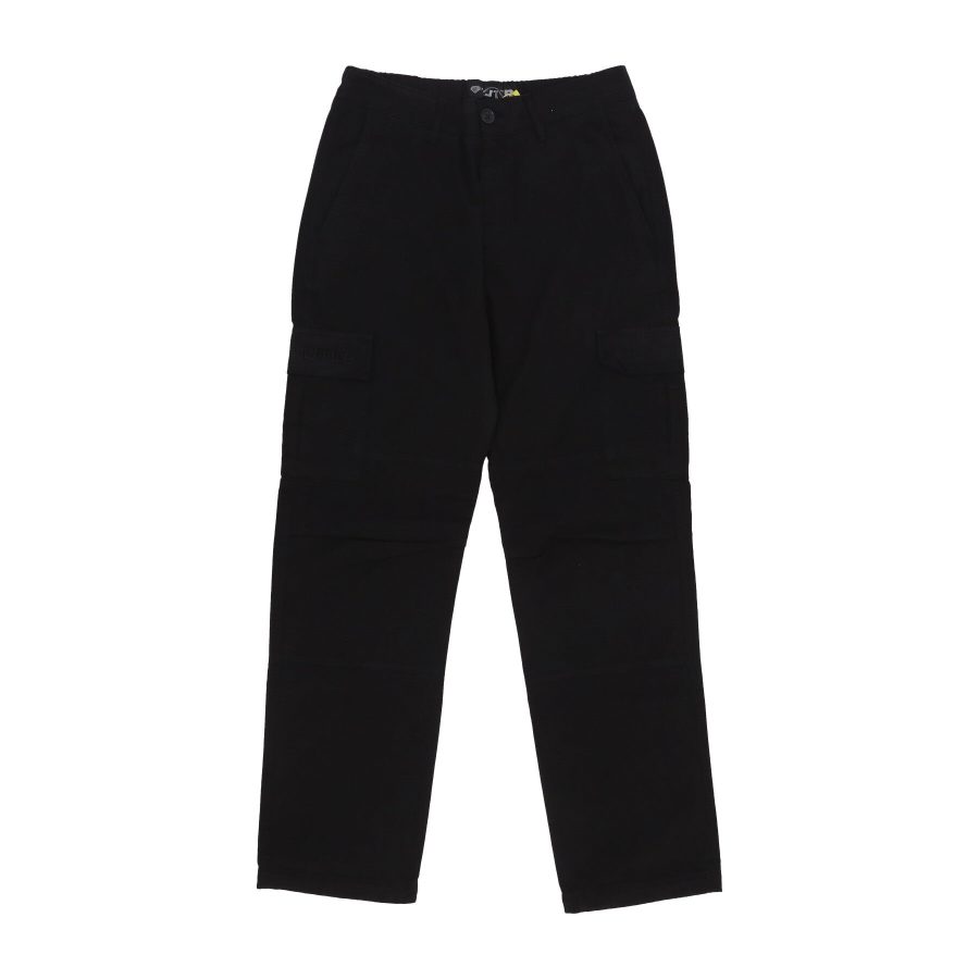 Long Men's Cargo Pants Black