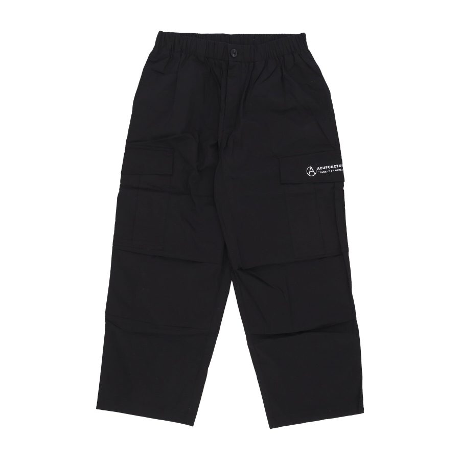 Long Men's Logo Pants Black