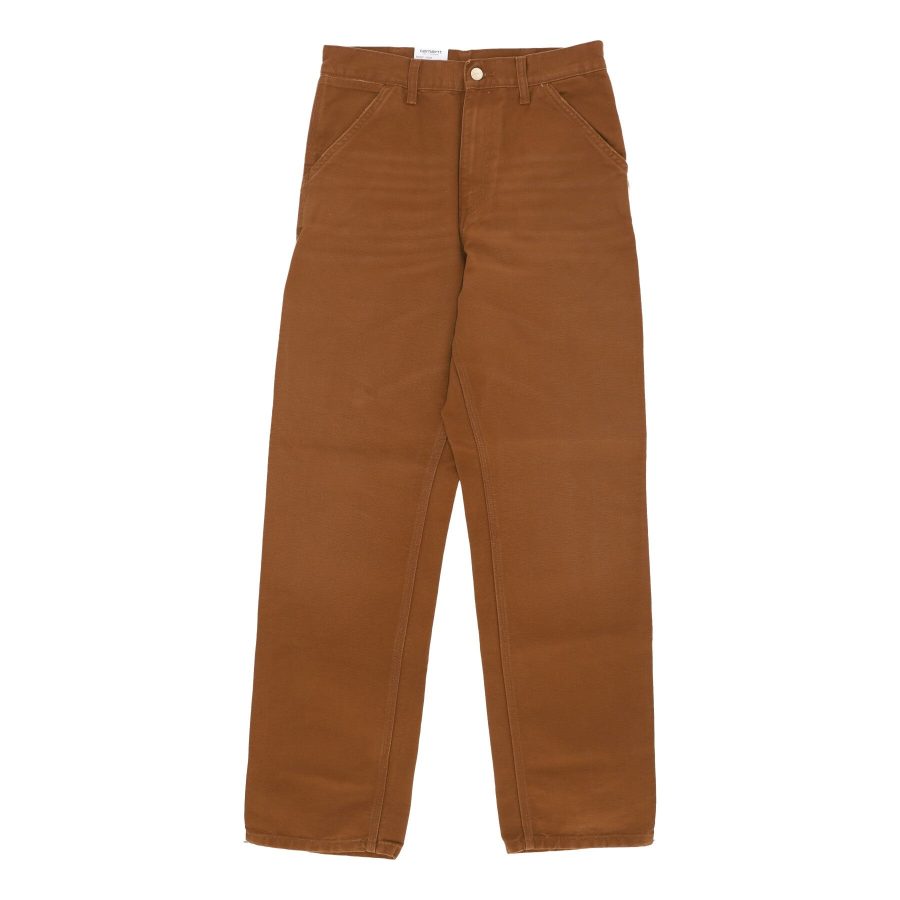 Long Men's Single Knee Pant Deep H Brown Aged Canvas