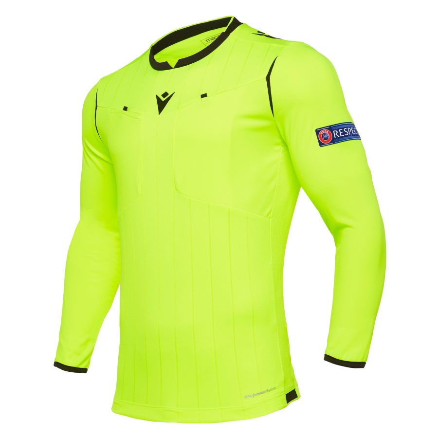 Long sleeve referee jersey Macron UEFA 2019