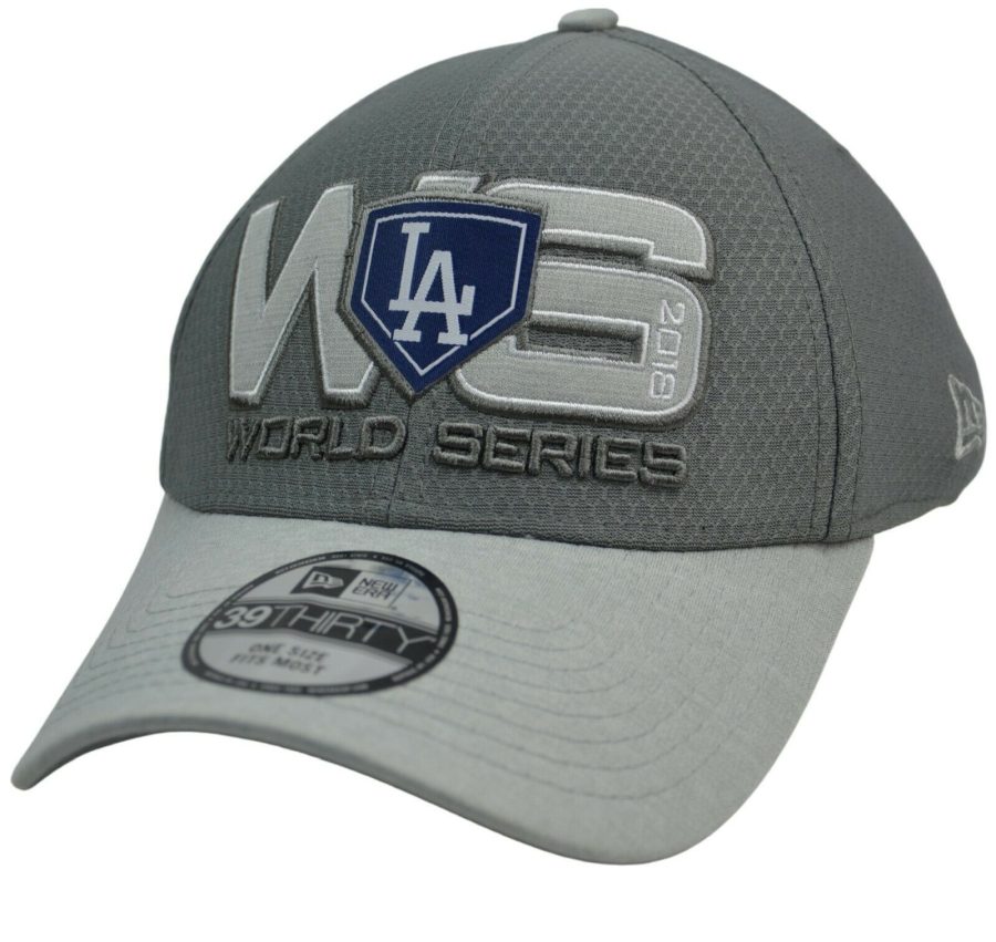 Los Angeles Dodgers New Era 39THIRTY 2Tone World Series Champs MLB Baseball Hat